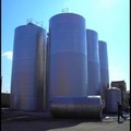 Tanks for edible liquids with the capacity up to 20000 cubic meters made of stainless steel