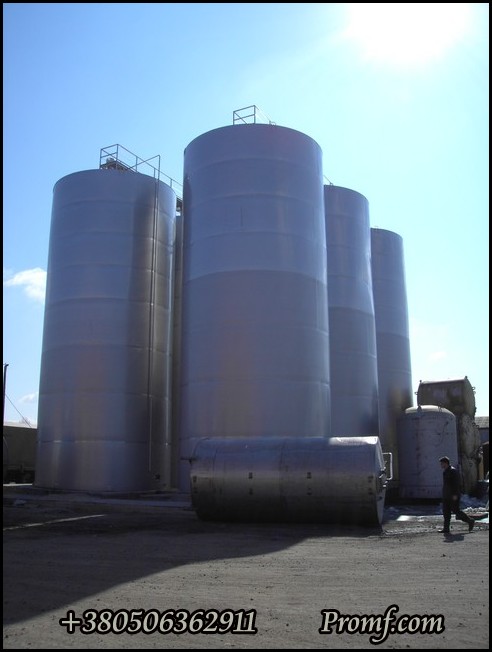 Резервуары для жидких веществ до 20000 м3 нержавеющая сталь, фото 2