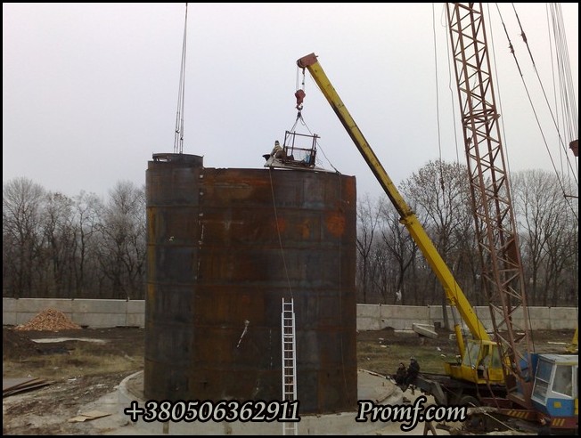 Резервуары для жидких веществ до 20000 куб.м, стальные (изготовление), фото 4