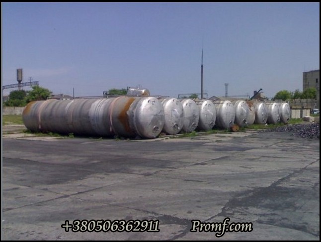 Резервуары горизонтальные, 52,6 м.куб., нержавеющая сталь, фото 1