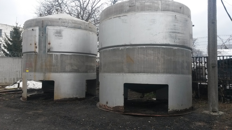 Stainless steel tanks 25 m3, steel 12Х18Н10Т